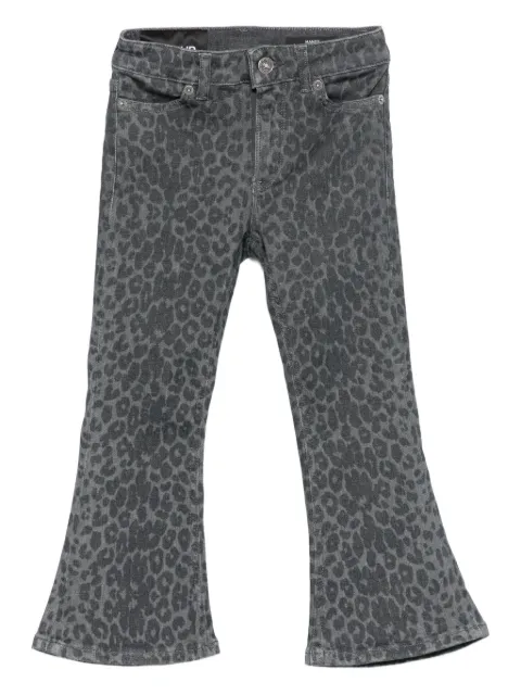 DONDUP KIDS leopard-pattern trousers