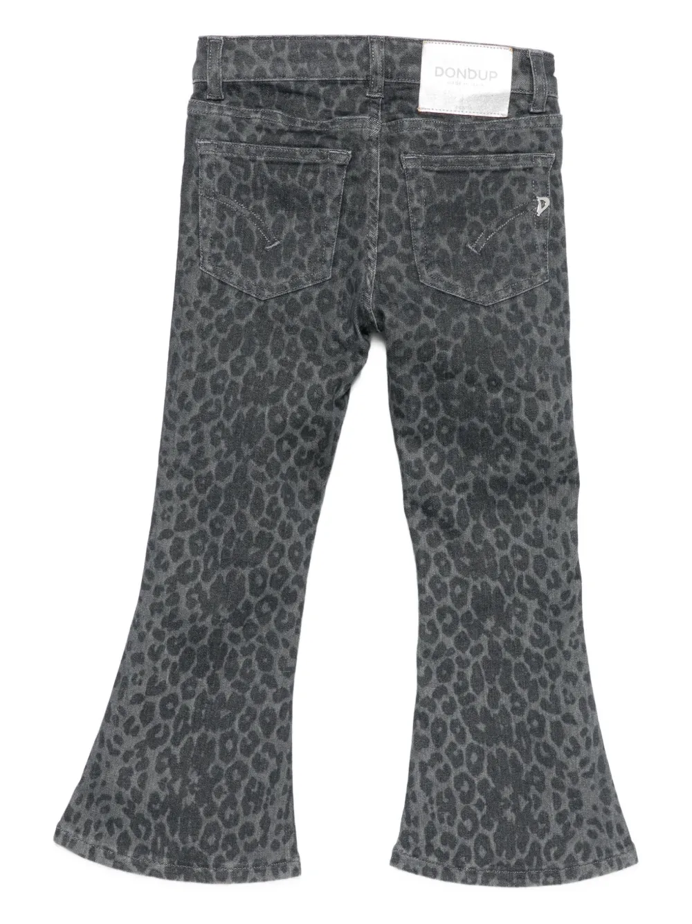 DONDUP KIDS leopard-pattern trousers Grijs