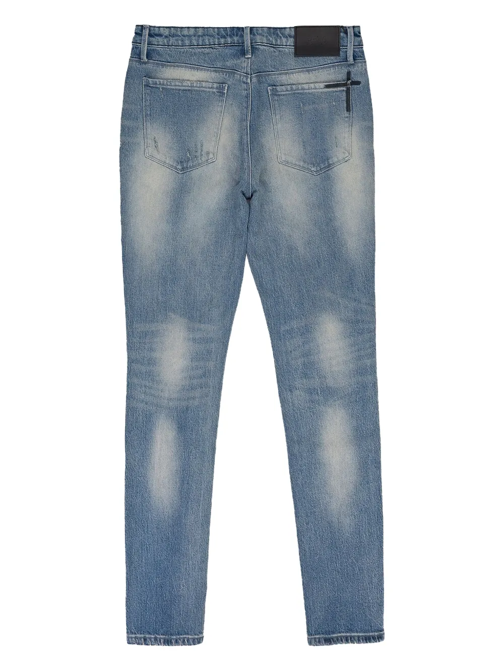 RTA Gerafelde jeans - Blauw