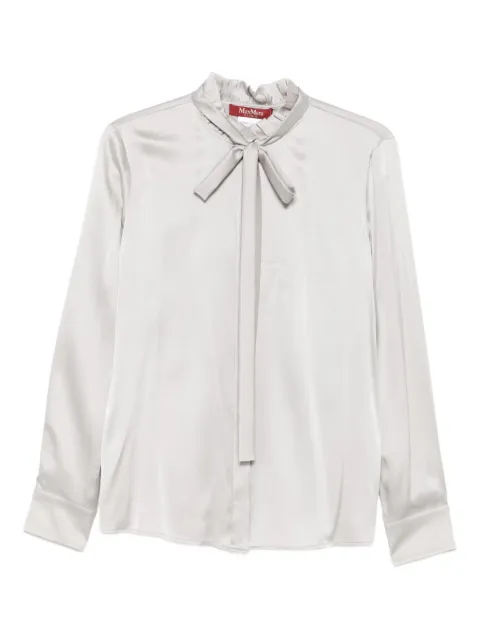 Max Mara ruffled-neck blouse