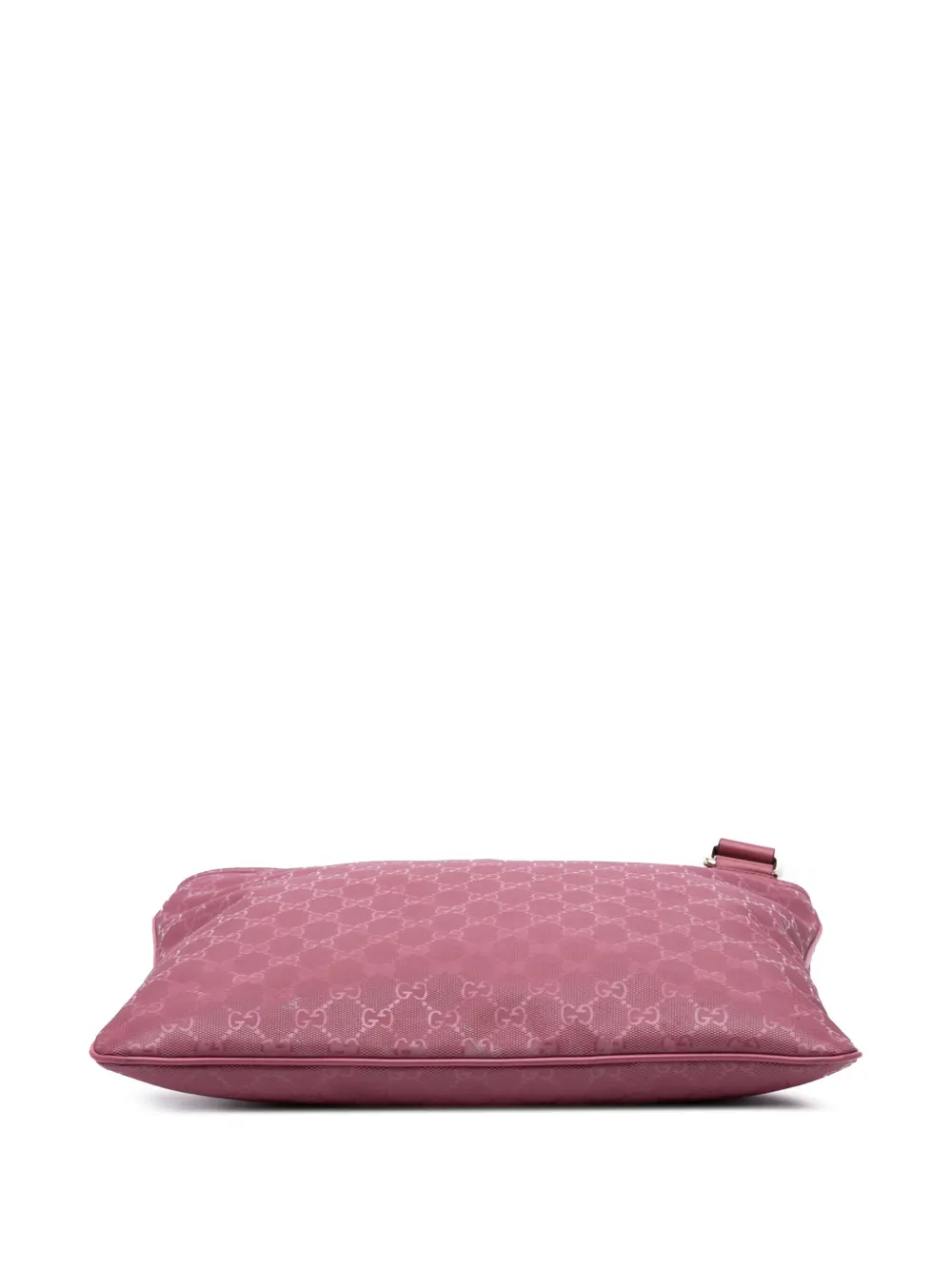 Pre-owned Gucci 2016-2025 Gg Imprime Crossbody Bag In Pink
