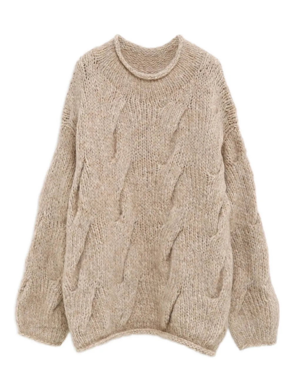 Lauren Manoogian Wool And Alpaca Sweater In Brown
