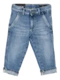 DONDUP KIDS logo-patch jeans - Blue