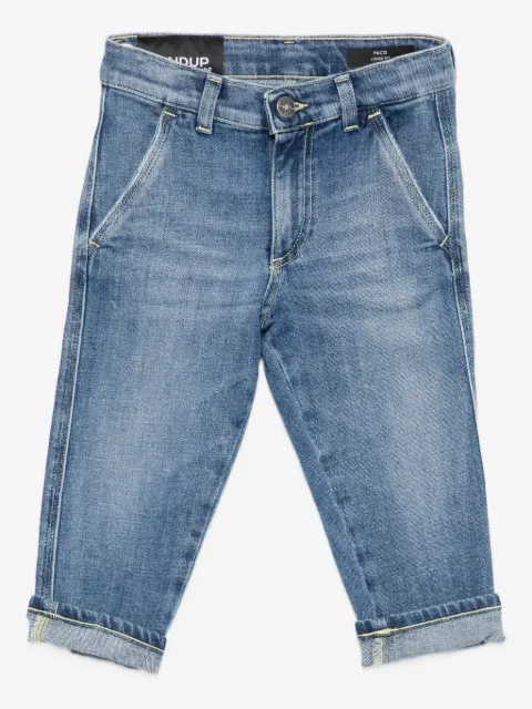 DONDUP KIDS logo-patch jeans