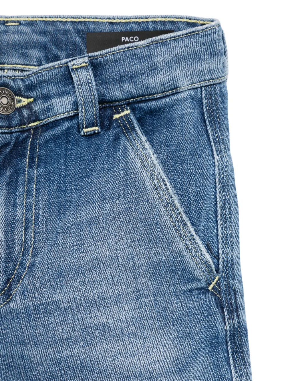 DONDUP KIDS logo-patch jeans Blauw