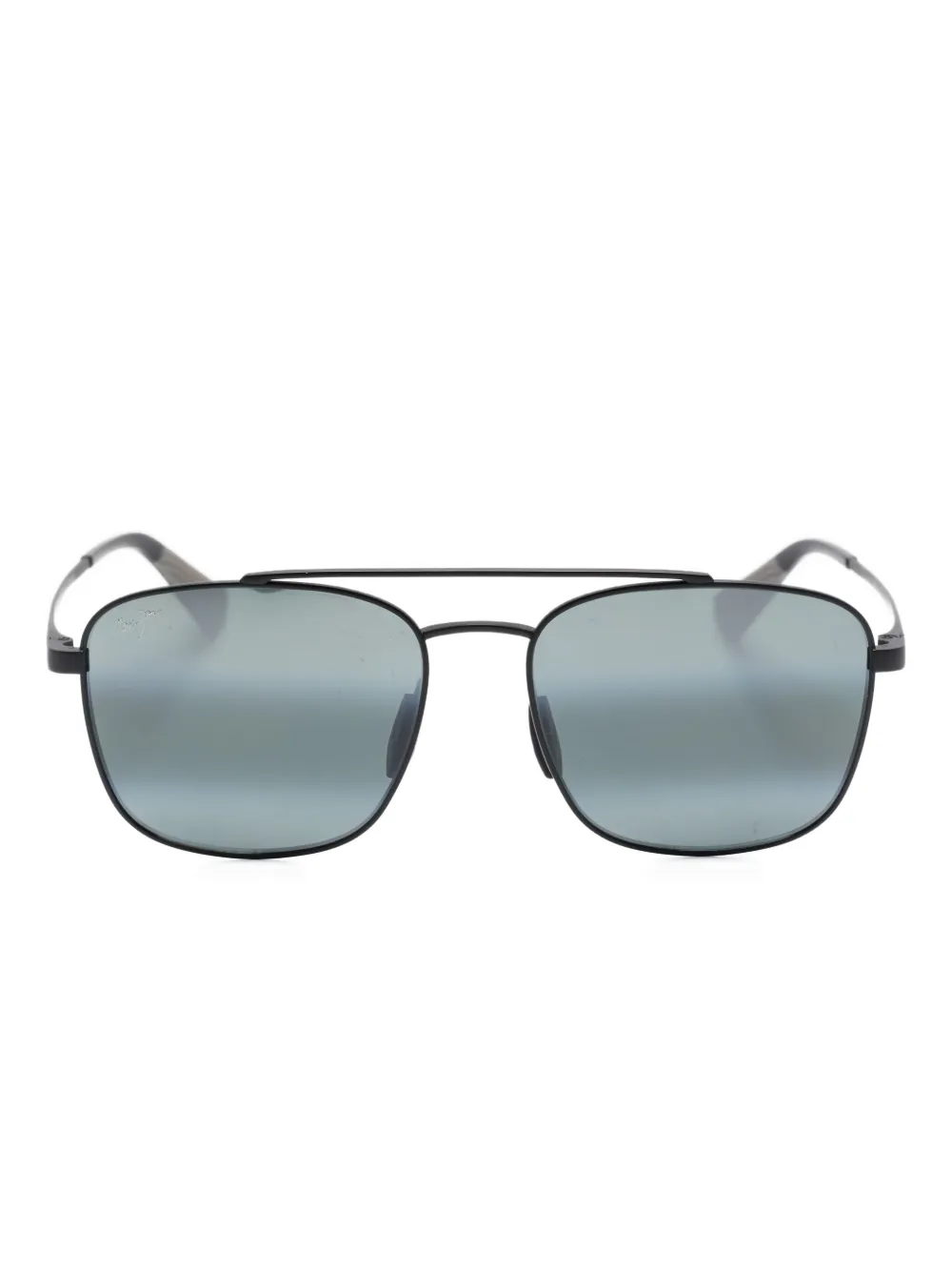 Maui Jim double-bridge sunglasses Zwart