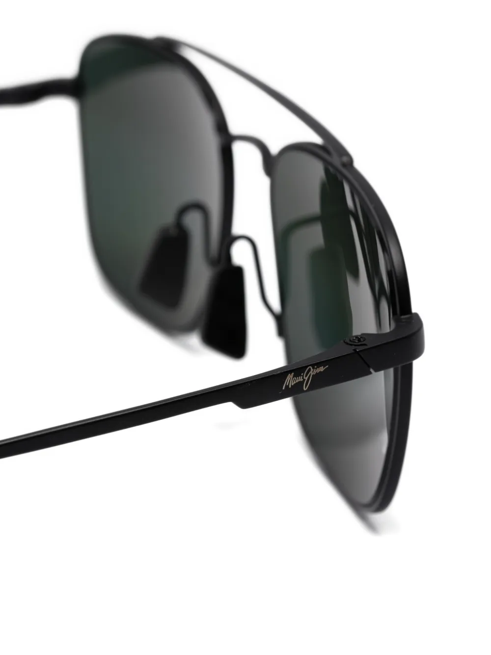 Maui Jim double-bridge sunglasses Zwart