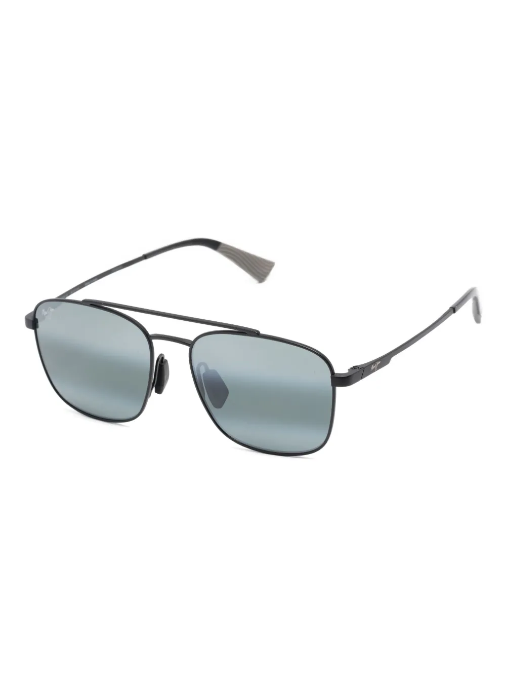 Maui Jim double-bridge sunglasses Zwart