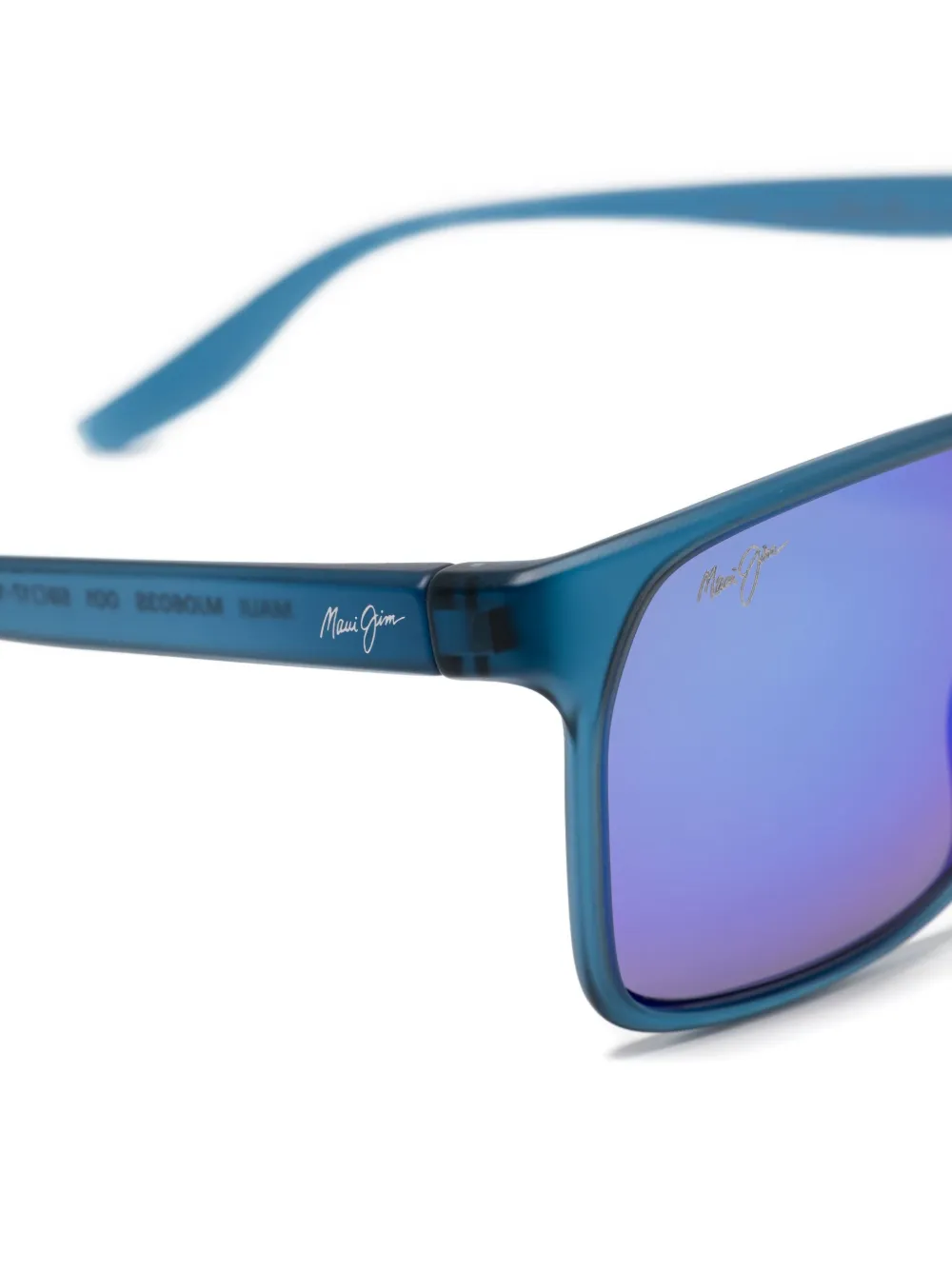 Maui Jim Pailolo rectangle-frame sunglasses Blauw