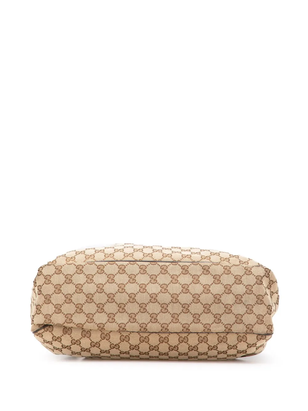 Pre-owned Gucci 2016-2025 Gg Canvas Sukey Tote Bag In Brown