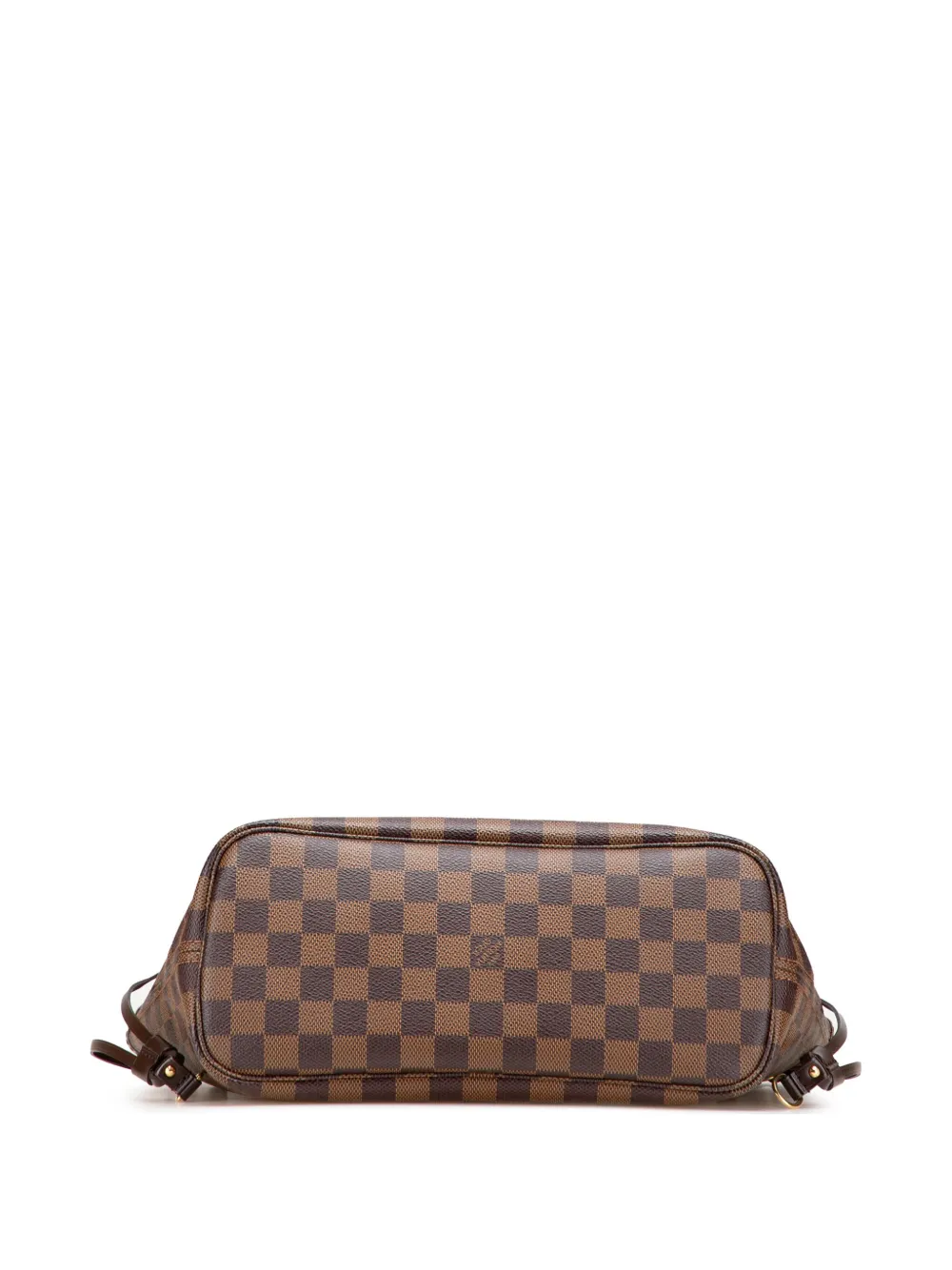 Pre-owned Louis Vuitton 2009 Damier Ebene Neverfull Pm Tote Bag In Brown