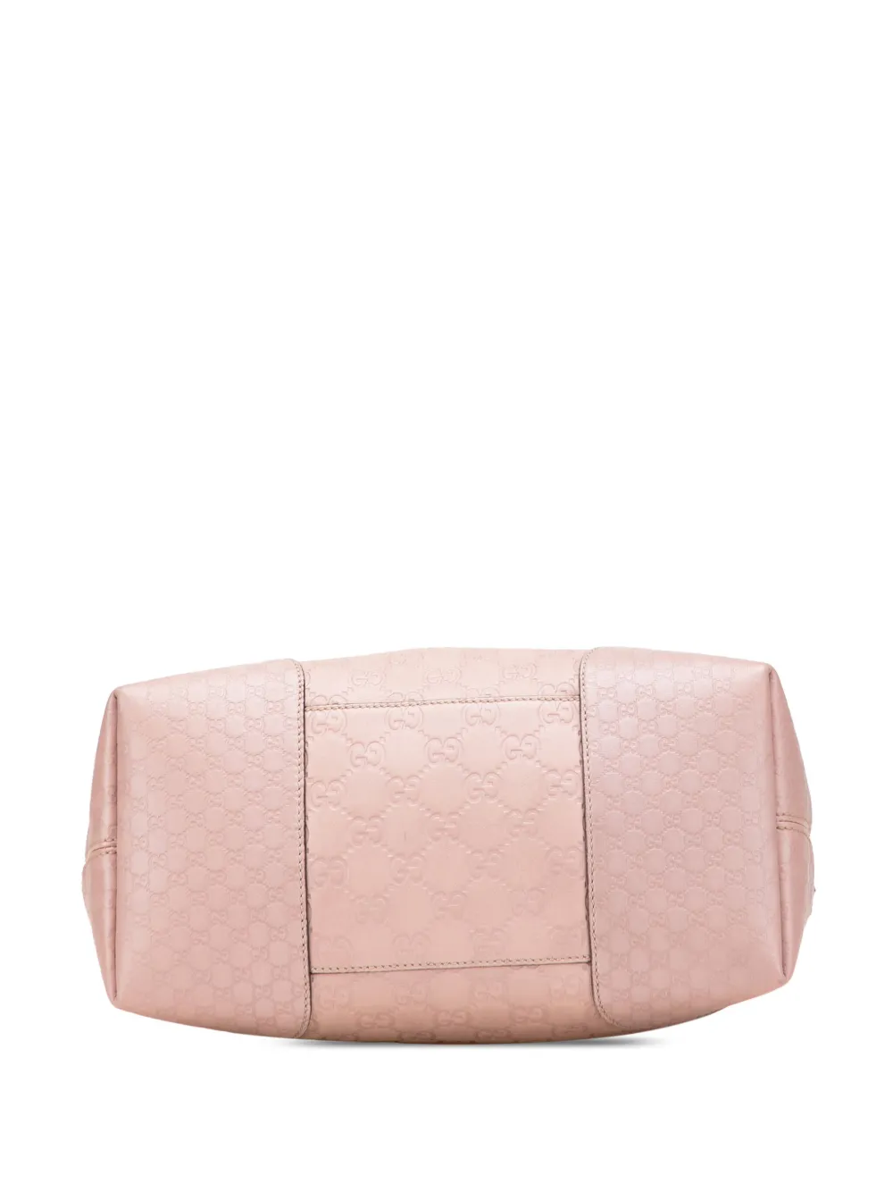 Pre-owned Gucci 2016-2025 Medium Ssima Bree Fold Over Tote Satchel In Pink