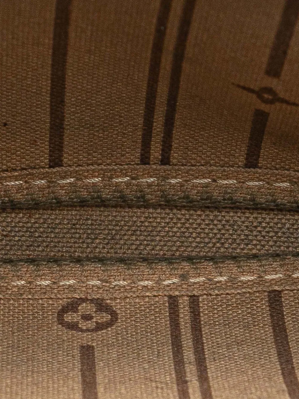 Pre-owned Louis Vuitton 2008 Monogram Patch Mini Pochette Accessoires Handbag In Brown
