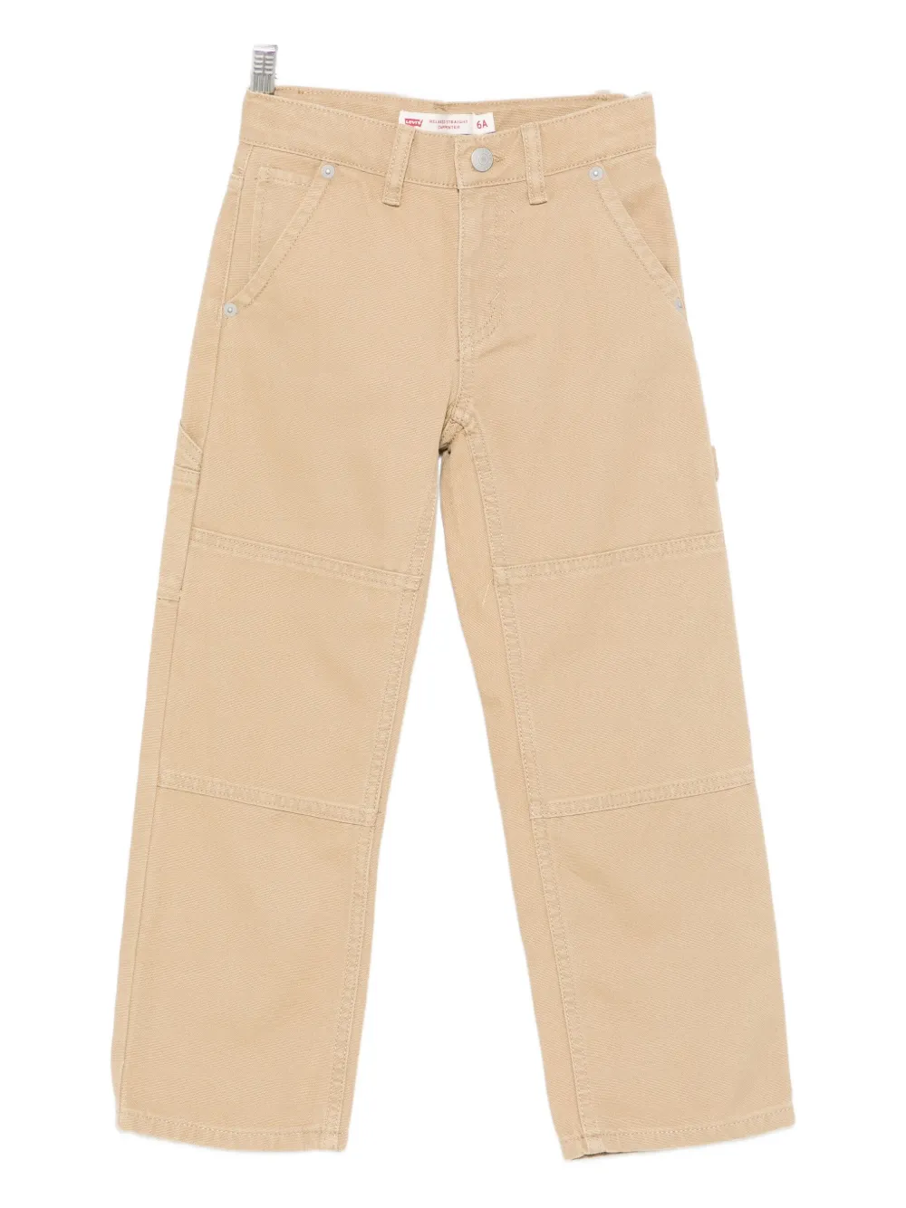 Levi's Panelled Cotton Denim Jeans In Brown