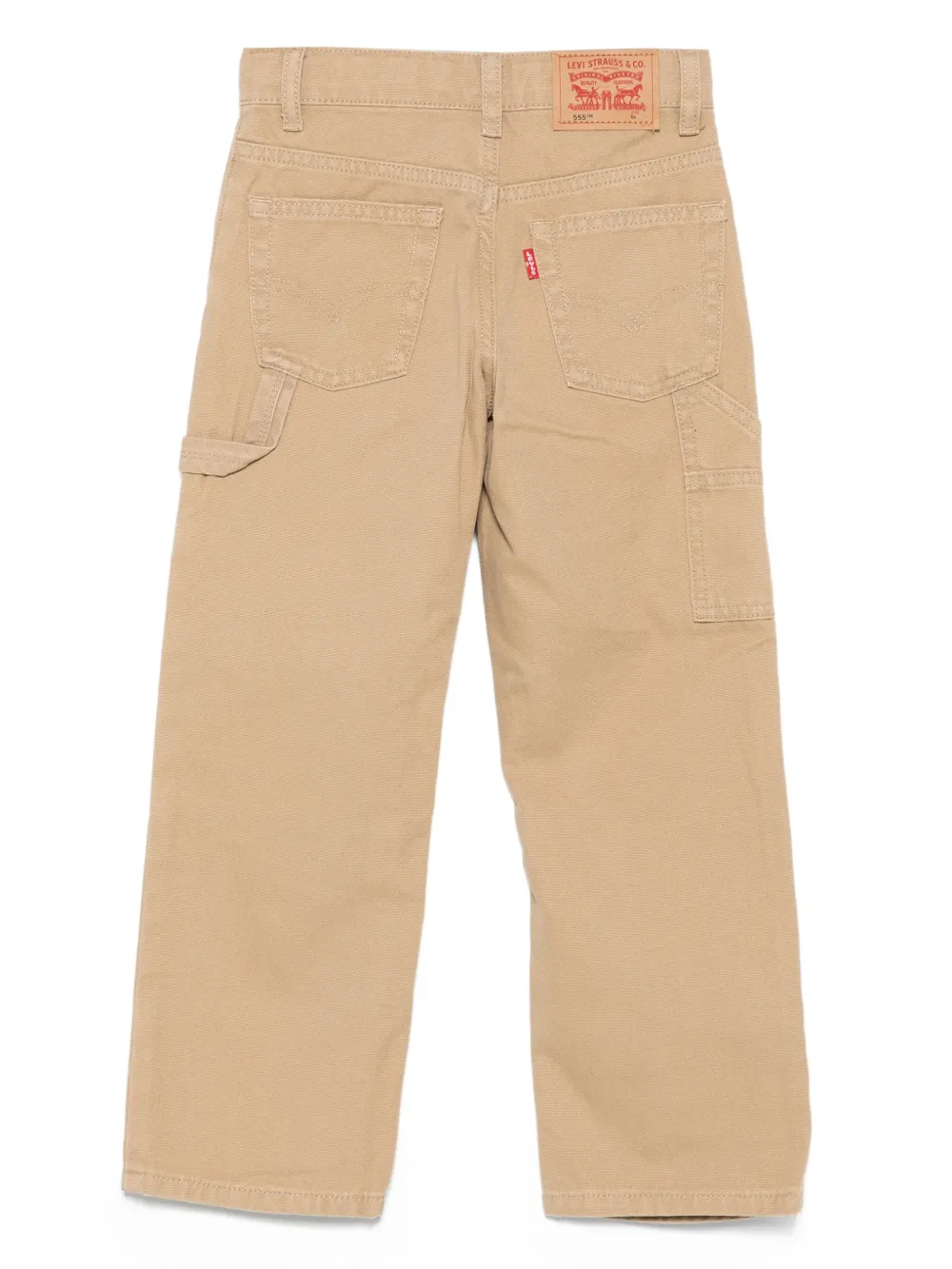 Levi's Kids Katoenen jeans met vlakken Beige