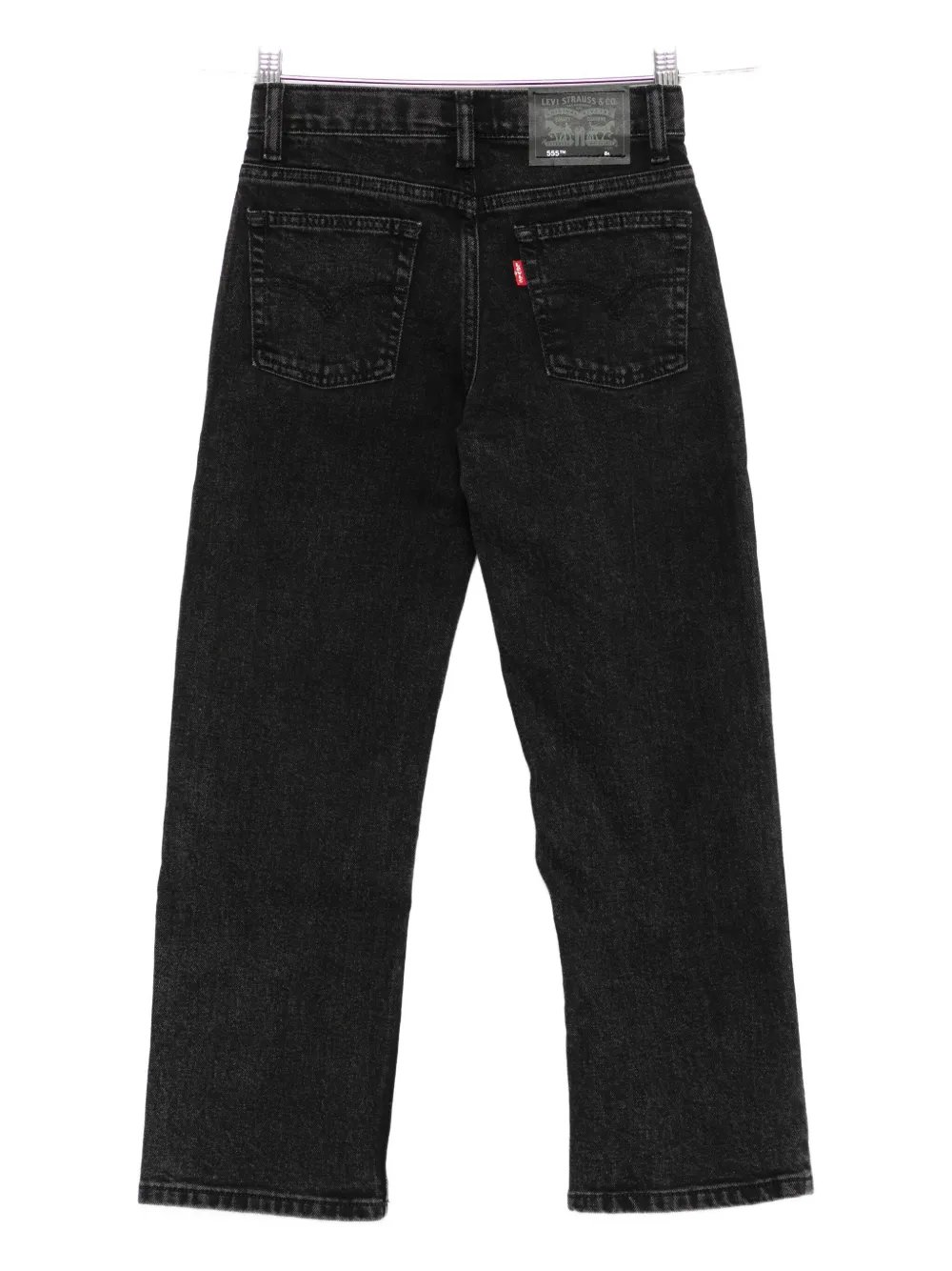 Levi's Denim Straight Jeans In Black