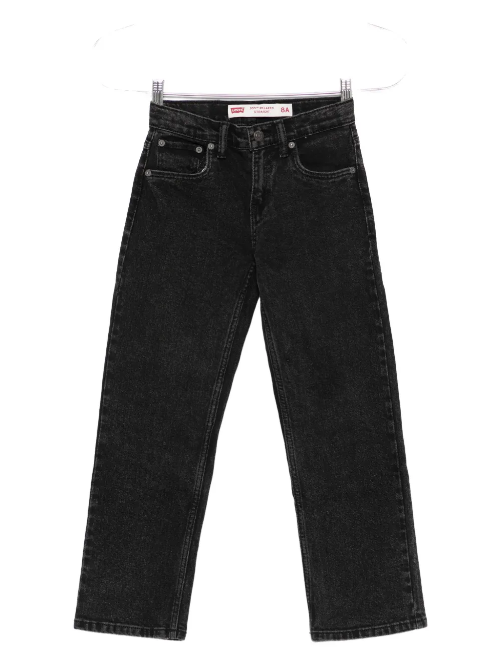 Levi's Denim Straight Jeans In Black