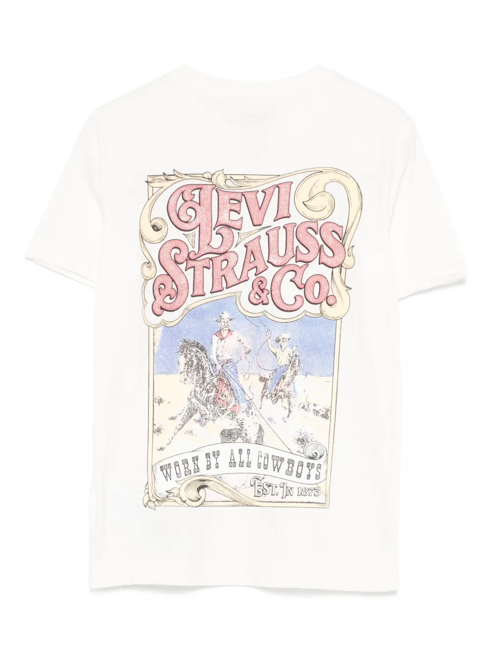Levi's Kids T-shirt met print Wit