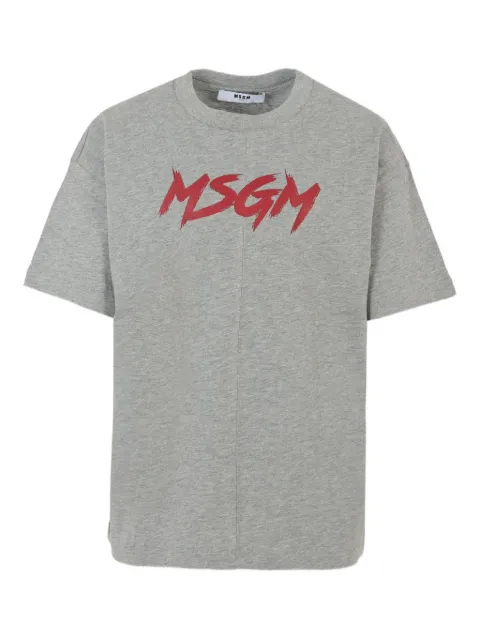 MSGM Kids logo-print cotton T-shirt