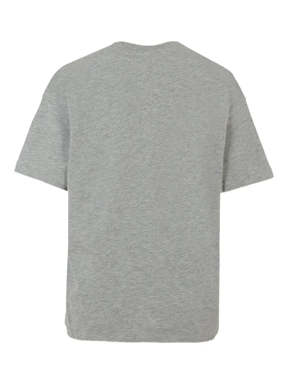 MSGM Kids Katoenen T-shirt met logoprint Grijs