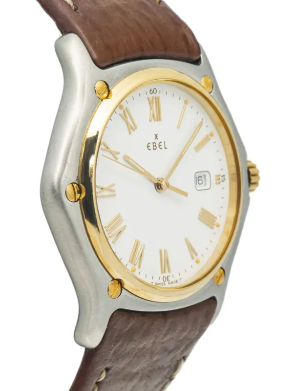 EBEL PREOWNED Orologio In Oro Giallo 18 Carati 38mm Bianco