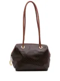 Céline Pre-Owned 2006 Macadam Coated Canvas shoulder bag - Brown