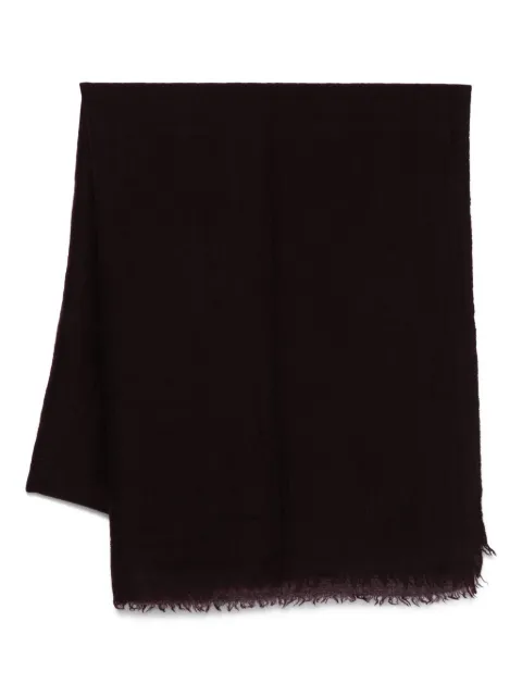 Faliero Sarti frayed-edge cashmere scarf
