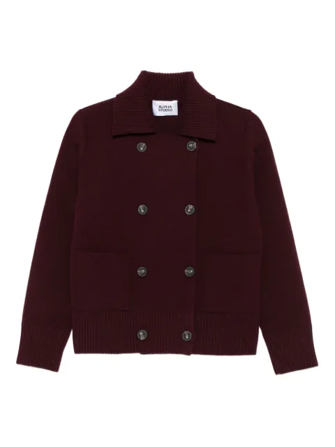 ALPHA STUDIO double-breasted cardigan
