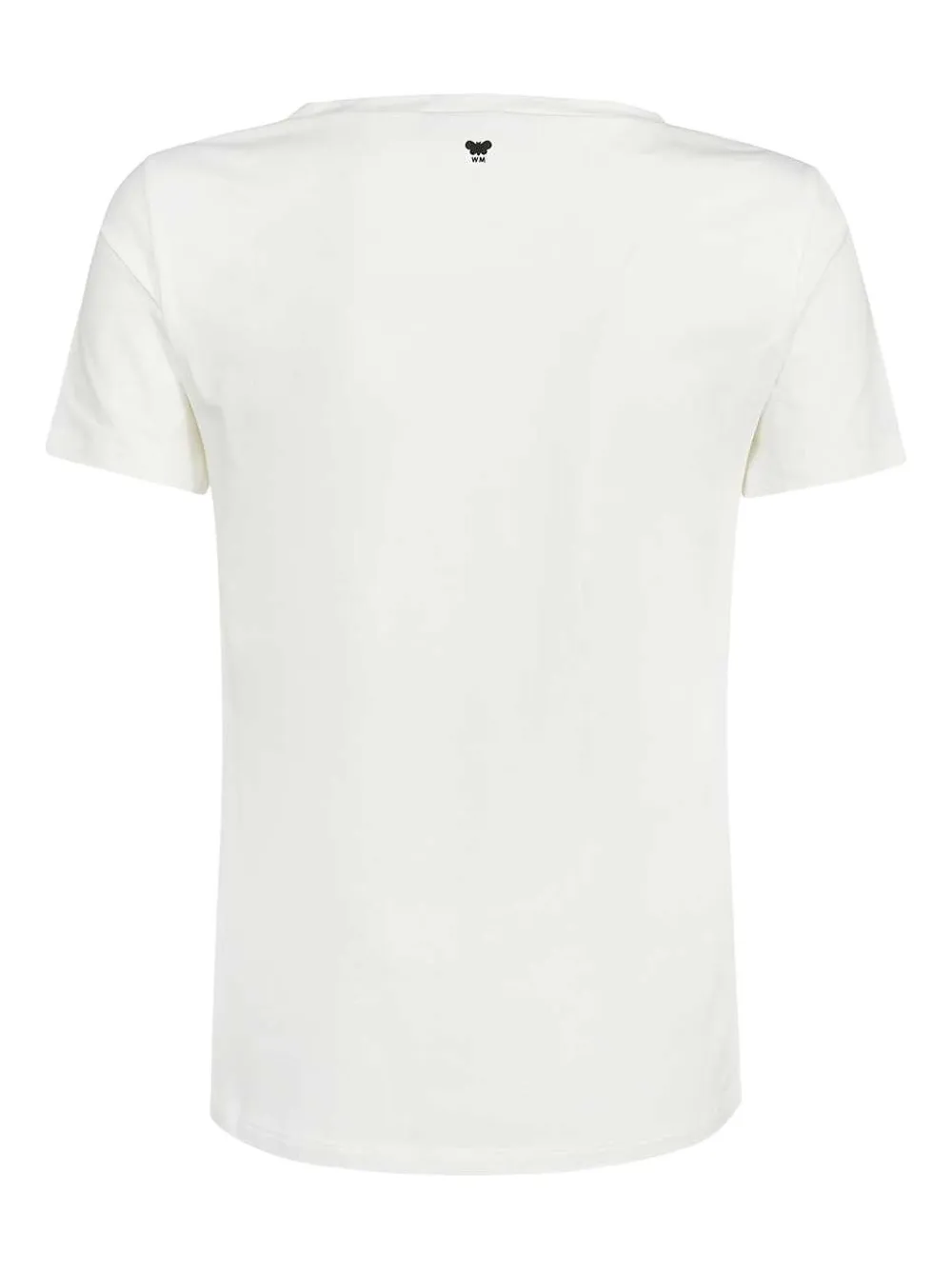 Weekend Max Mara Ribbed-neckline T-shirt In White