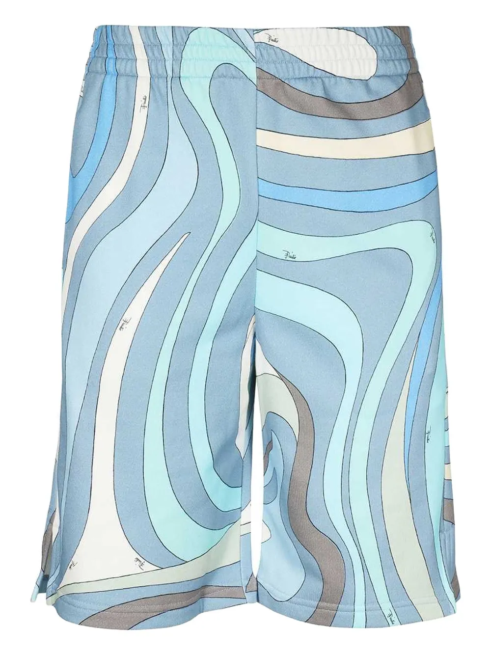 PUCCI Shorts met print Blauw