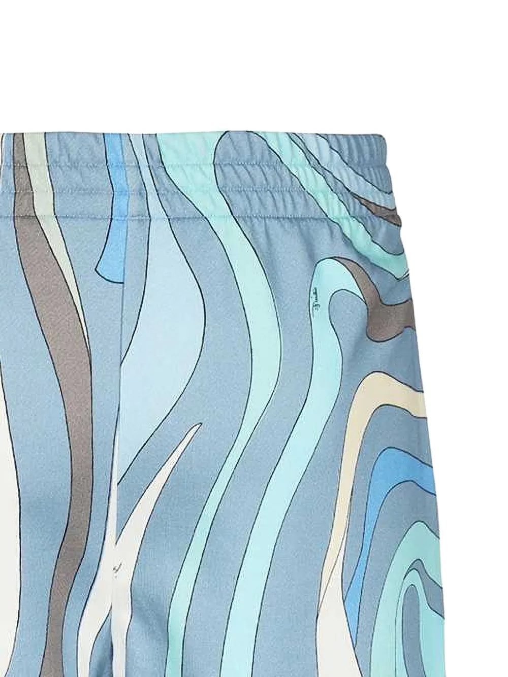 PUCCI Shorts met print Blauw