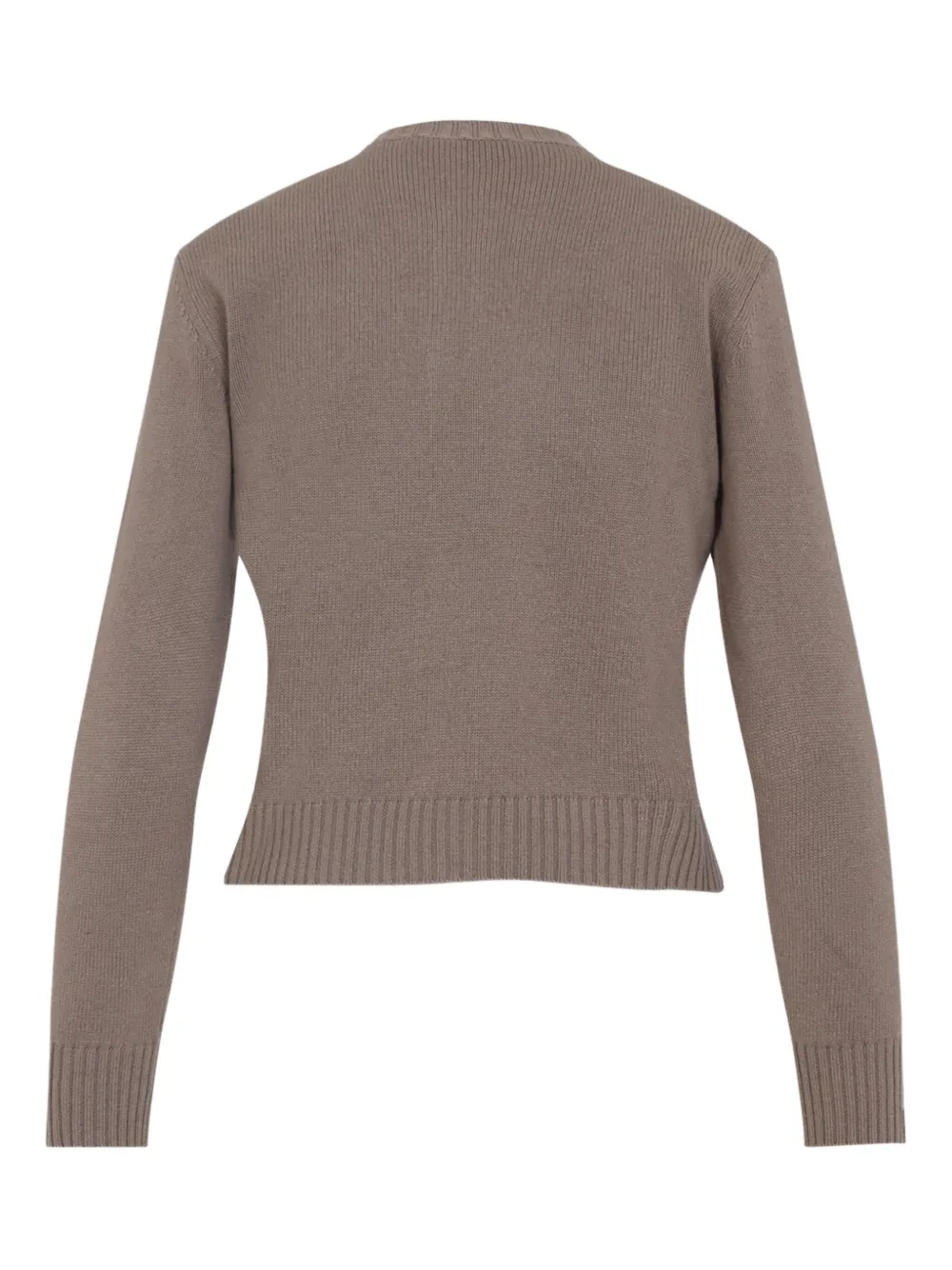 Fabiana Filippi ribbed button cardigan Beige