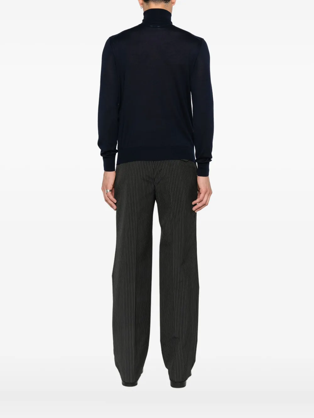 Saint Laurent turtleneck sweater Blauw