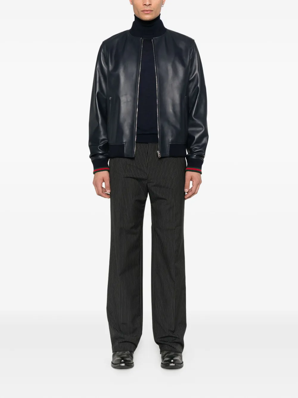 Saint Laurent turtleneck sweater Blauw