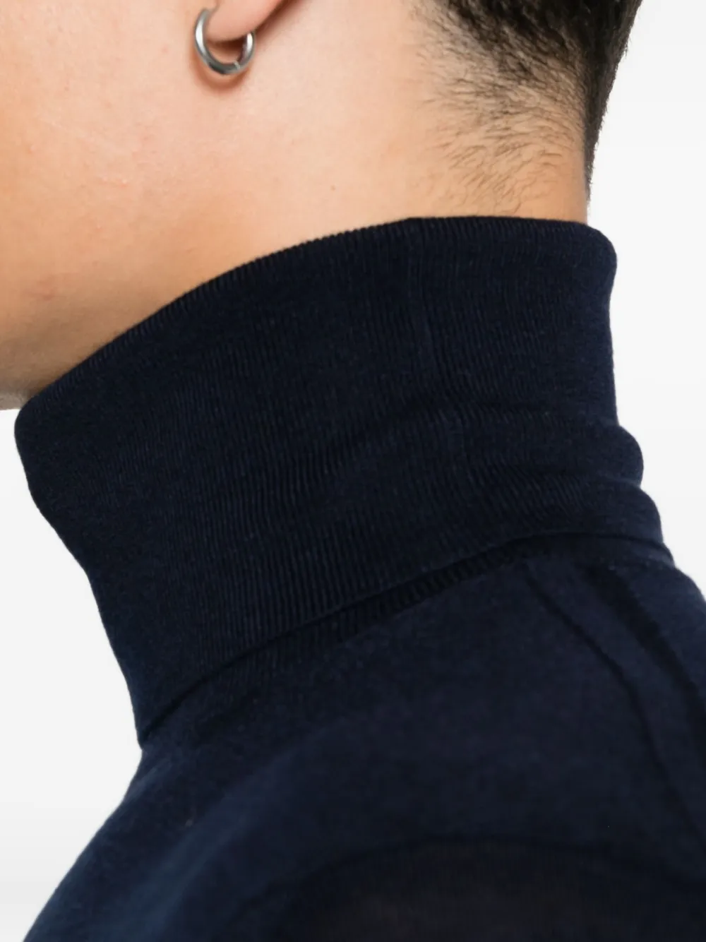 Saint Laurent turtleneck sweater Blauw