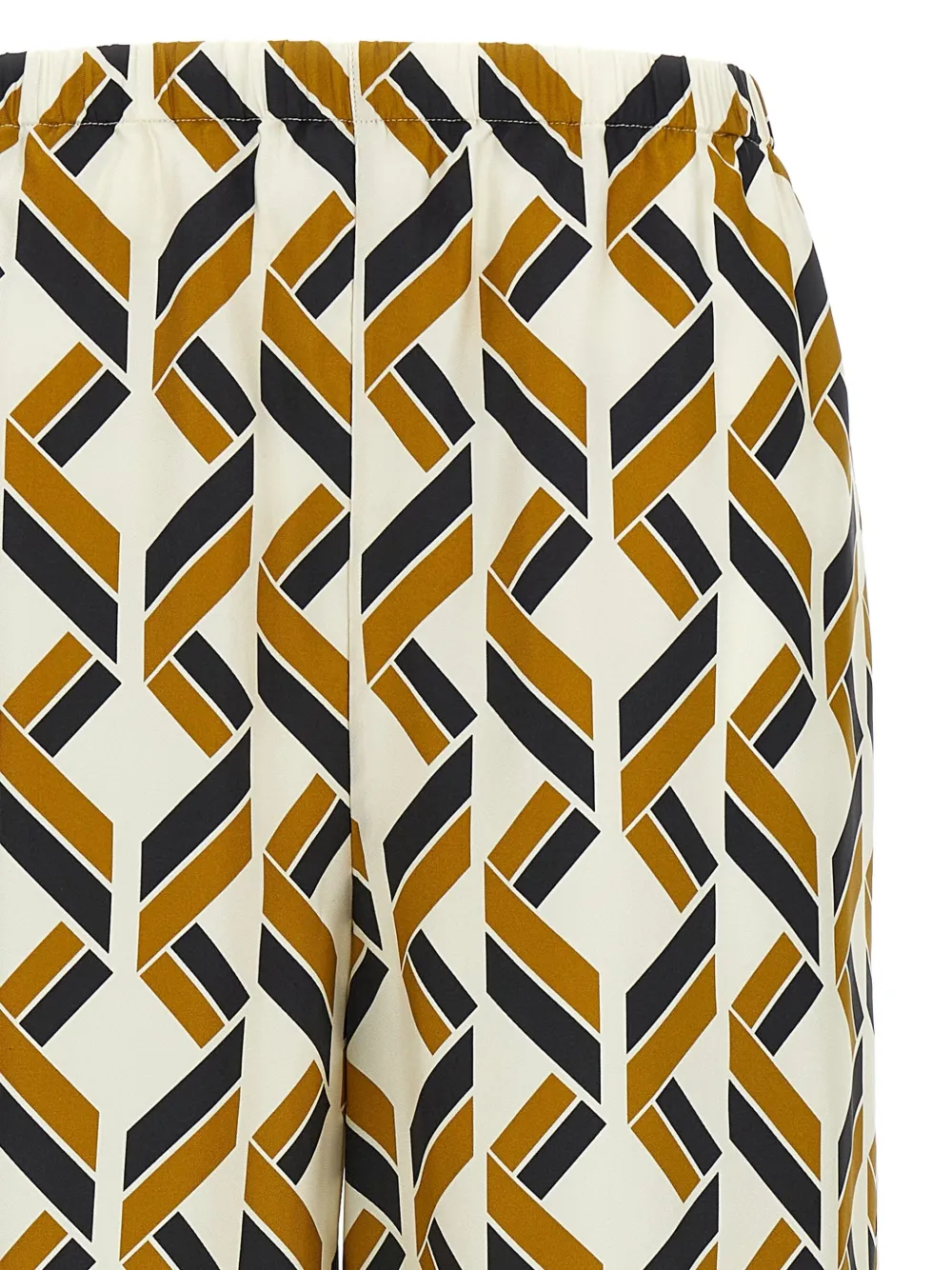 ERES geometric-print elastic-waist trousers Wit