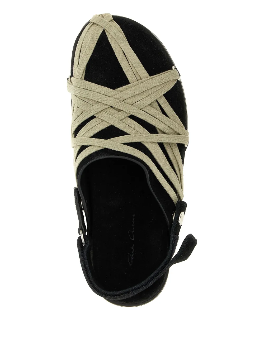 Rick Owens Megalace calf-leather mules Black