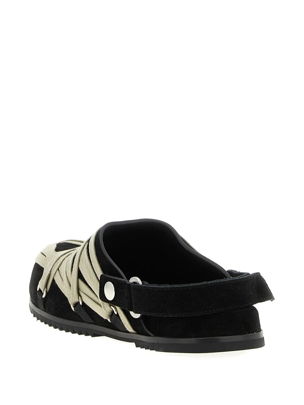 Rick Owens Megalace calf-leather mules Black