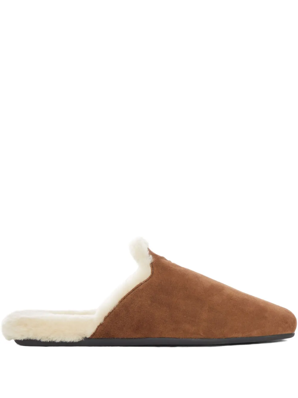 Prada Lammy muiltjes van suède-leer Bruin