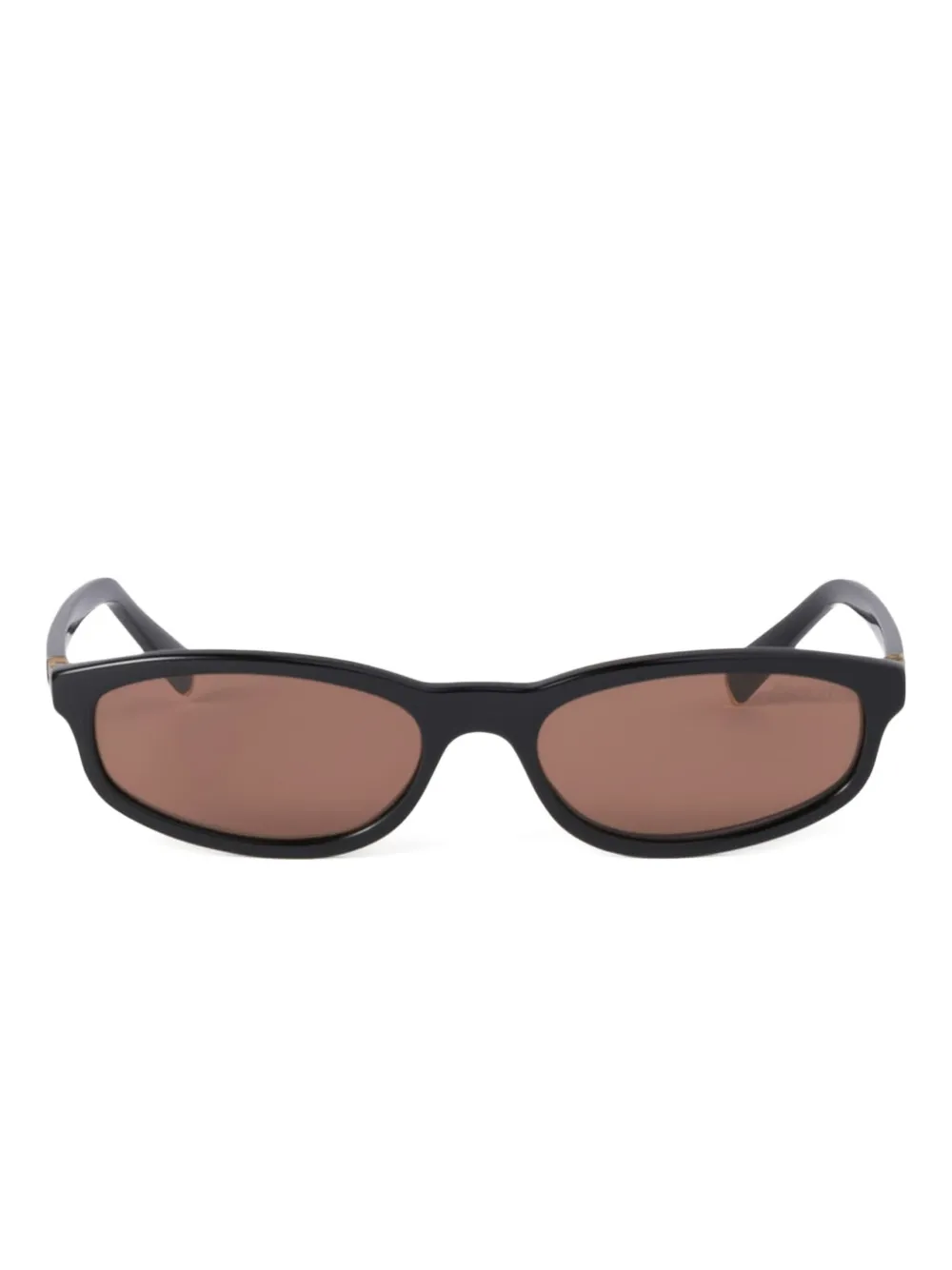 Miu Eyewear rectangle-frame sunglasses Zwart