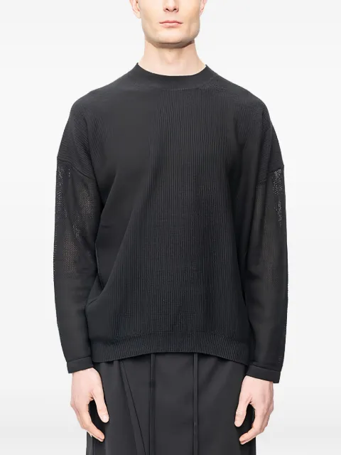 Devoa open-knit pullover sweater