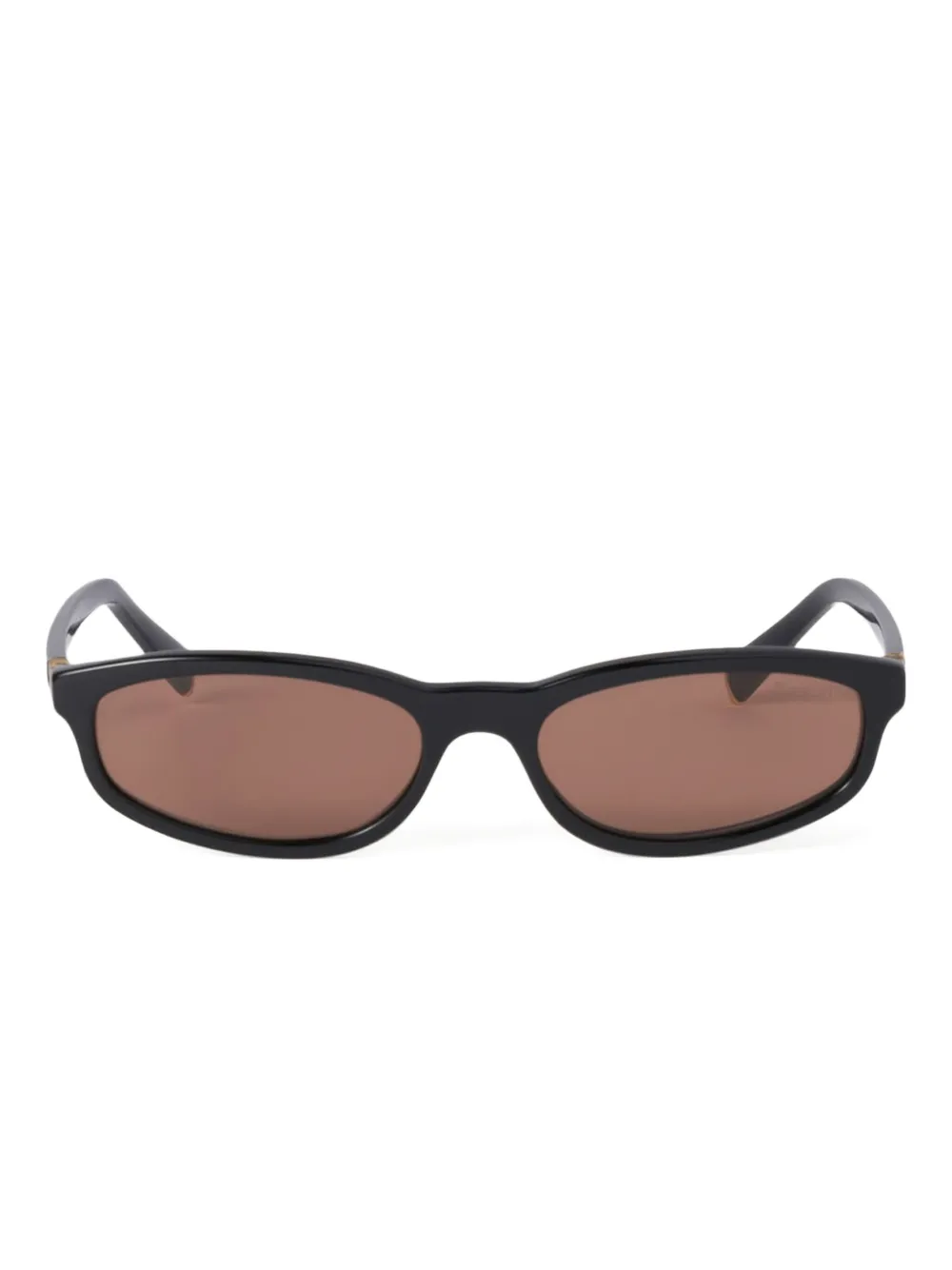 Miu Eyewear rectangle-frame sunglasses Zwart