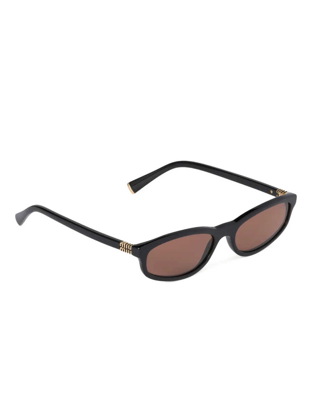 Miu Miu Eyewear rectangle-frame sunglasses - Zwart