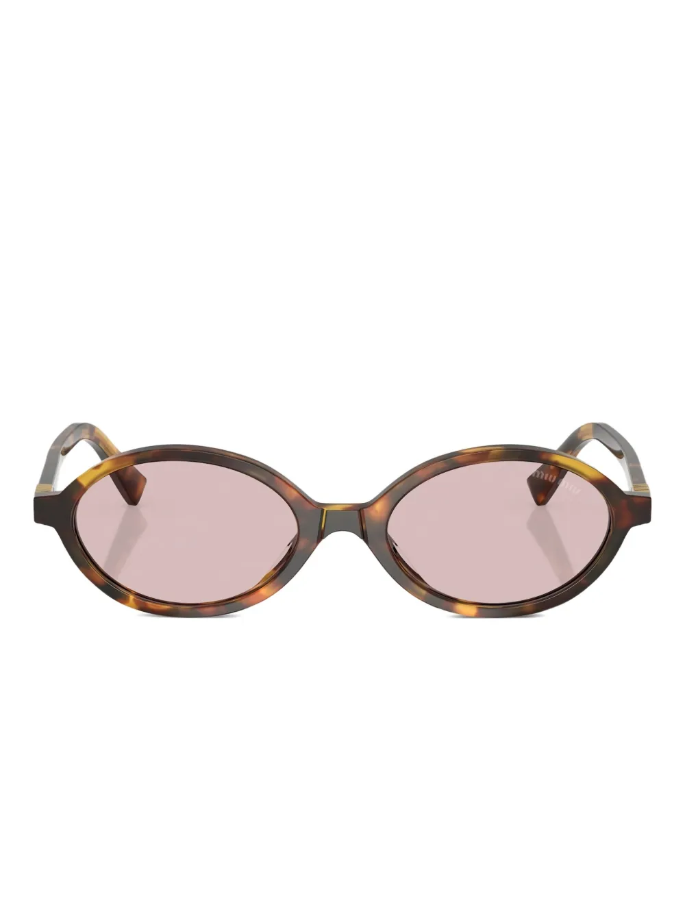 Miu oval-frame sunglasses Bruin