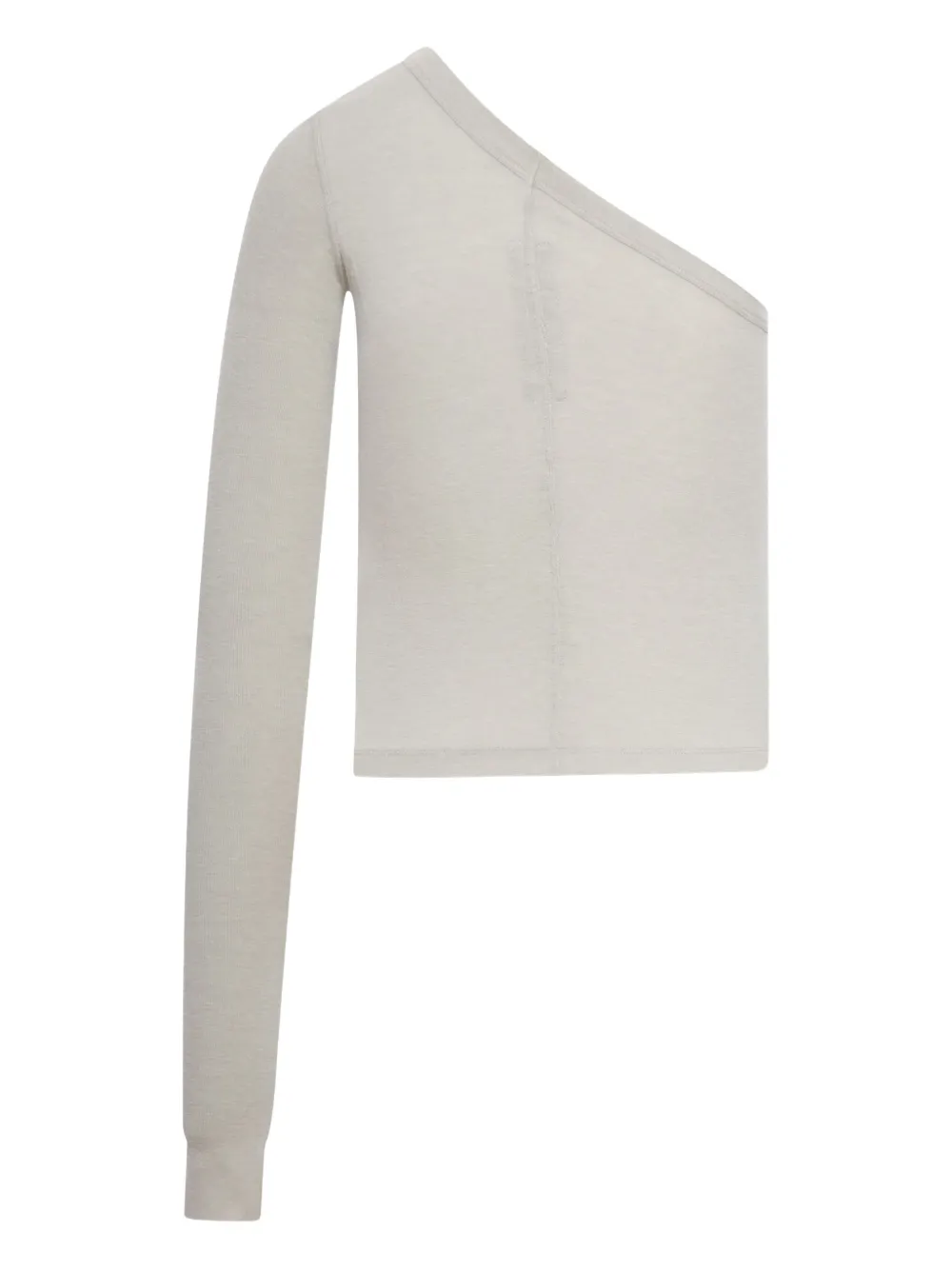 Rick Owens one-shoulder long-sleeve top - Beige