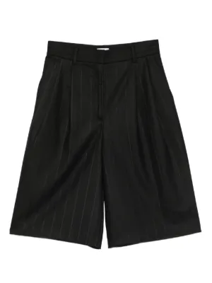 Raf Simons high-waisted Cotton Shorts | Black | FARFETCH