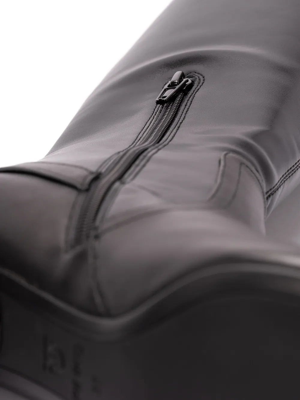 PINKO buckle-detail pointed-toe high boots Black