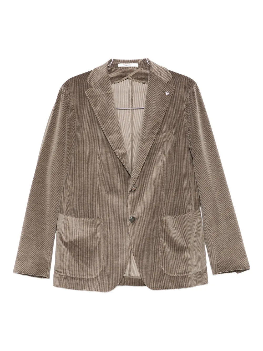 Tagliatore Corduroy Single-breasted Blazer In Green