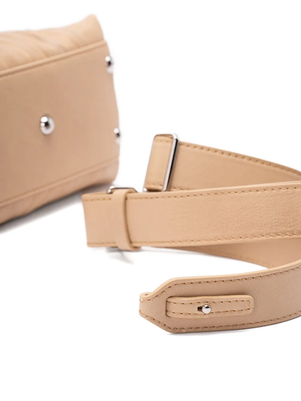 Zanellato Baby Postina shopper met studs Beige