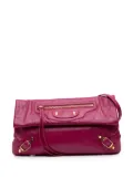 Balenciaga Pre-Owned 2017 Lambskin Motocross Classic Giant 12 Envelope crossbody bag - Pink